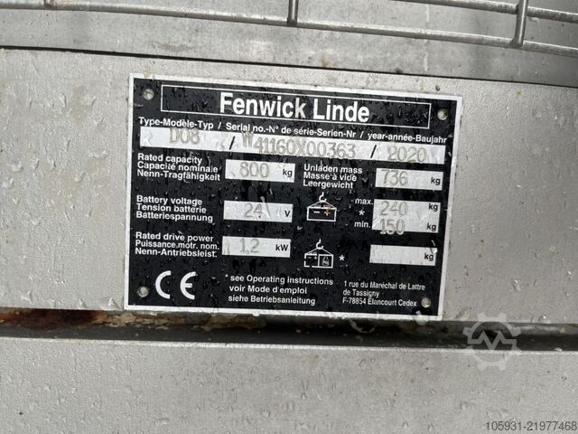 Pedestrian Stacker Linde D08