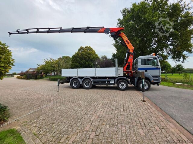 MAN TGA 41.430 8x4 KRAN 44tm/WINGER FERNBEDIENUNG/MANUELL/BLATTFEDER! DK1330 MAN TGA 41.430 8x4 KRAAN 44tm/LIER AFSTANDSBEDIENIN...