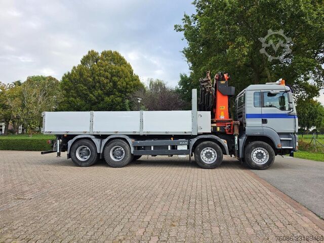 MAN TGA 41.430 8x4 KRAN 44tm/WINGER FERNBEDIENUNG/MANUELL/BLATTFEDER! DK1330 MAN TGA 41.430 8x4 KRAAN 44tm/LIER AFSTANDSBEDIENIN...
