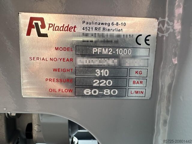 Mulcher Pladdet PFM2