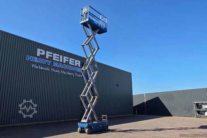Scherenhebebühne Genie GS2632 Electric, 10m Working Height, 227kg Capacit