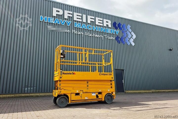 Scherenhebebühne Haulotte Compact 10N Electric, 10m Working Height, 230kg Ca