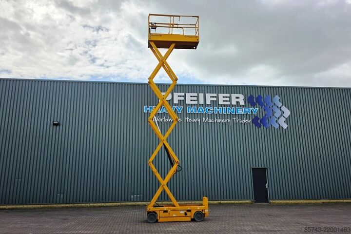 Scherenhebebühne Haulotte Compact 10N Electric, 10m Working Height, 230kg Ca