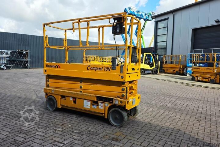 Scherenhebebühne Haulotte Compact 10N Electric, 10m Working Height, 230kg Ca