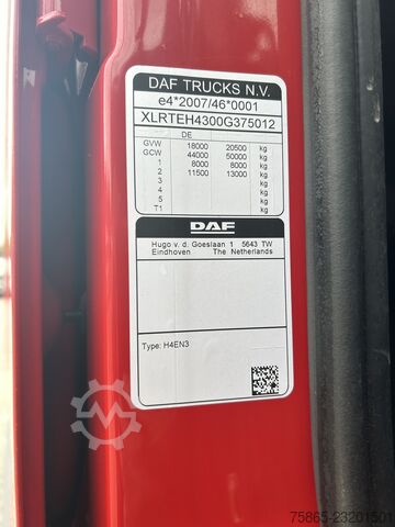 DAF XF 480 FT Super Space Cab / 324 dkm / 2 Tanks / MX Brake / NL Truck DAF XF 480 FT Super Space Cab / 324 dkm / 2 Tanks /...