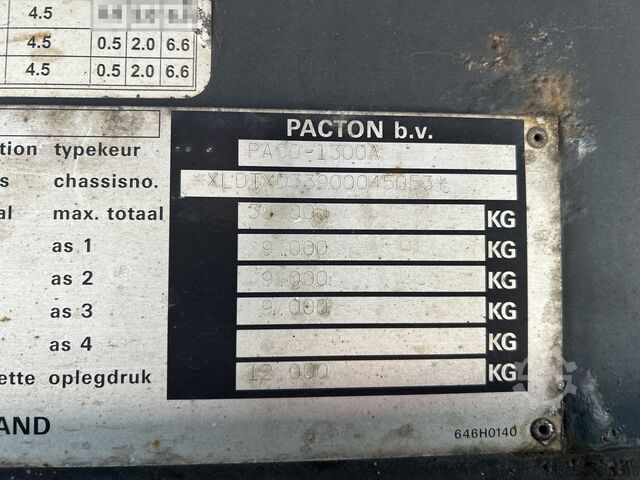 Pacton T3 001 / Box -> Damage / Schade / Disk Brakes / Loadlift Not Working Pacton T3 001 / Box -> Damage / Schade / Disk Brakes /...