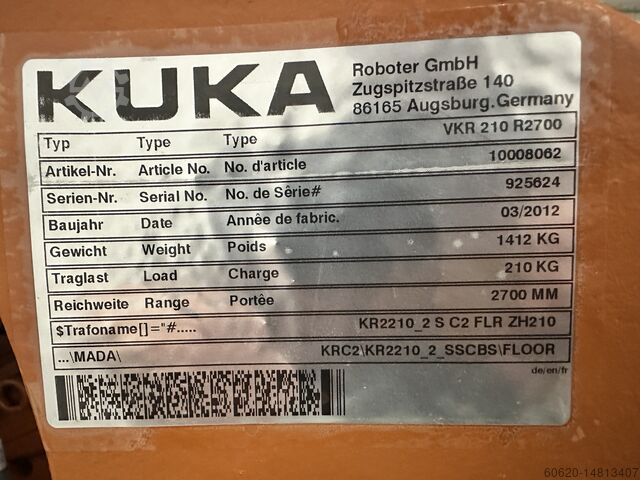 Industrieroboter KUKA VKR210 R2700 (2) KRC2 ED05