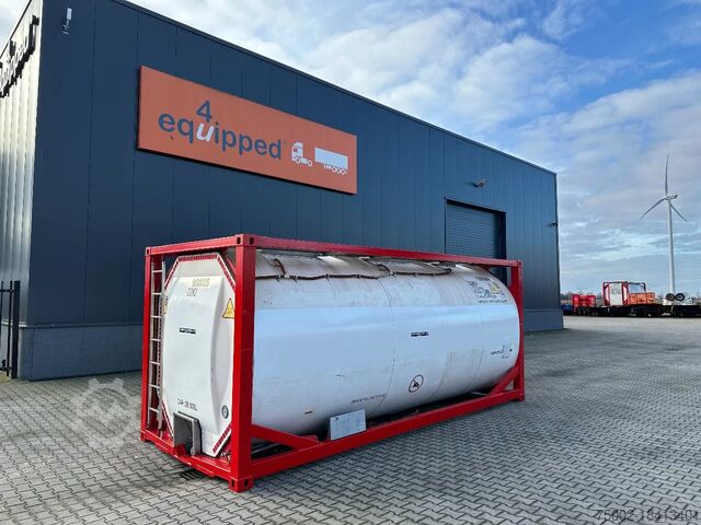 Tankcontainer Singamas 20FT ISO, 26.000L/1-COMP/3 BAFFELS/3 manholes, ...