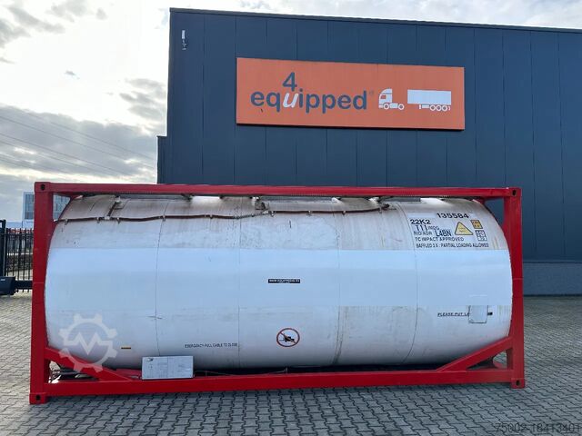 Tankcontainer Singamas 20FT ISO, 26.000L/1-COMP/3 BAFFELS/3 manholes, ...