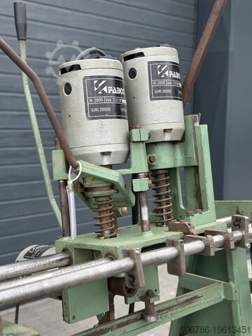 Drill, milling machine for locks and dowels  