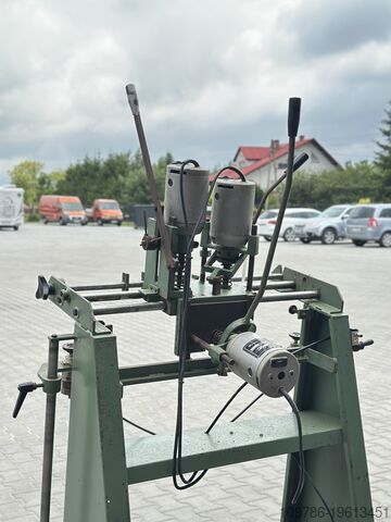 Drill, milling machine for locks and dowels  