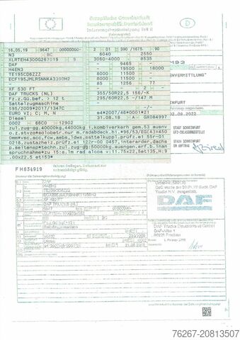 Standard SZM Daf XF 530 FT SZM Super Space Cub ACC