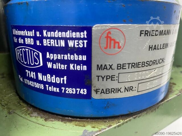Pneumatische Einständerpresse, Druckluftpresse, Pneumatikstanze, Pneumatikpresse RECTUS - FRIEDMANN & MAIER K3000 / 50 / 6A