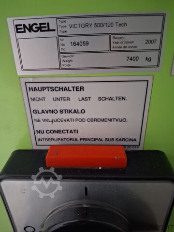 Spritzgießmaschine ENGEL Victory 500/120 tech