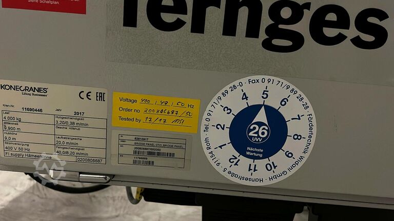 Lagerkran Konecranes CXT40410040A36FCL0S