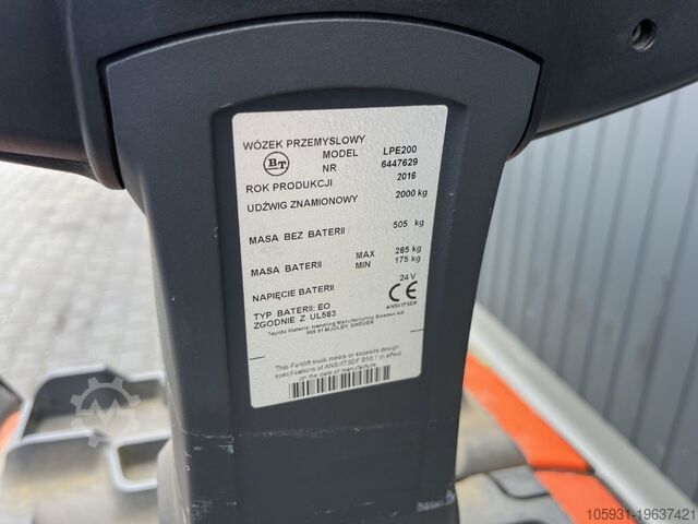 Electric Pallet Truck BT LPE200