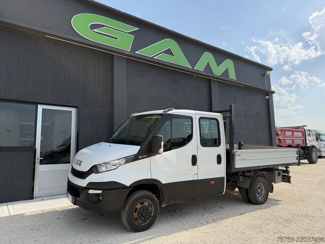 Three-way tipper van Iveco Daily 35C14 DOKA Kipper Euro6b ABS