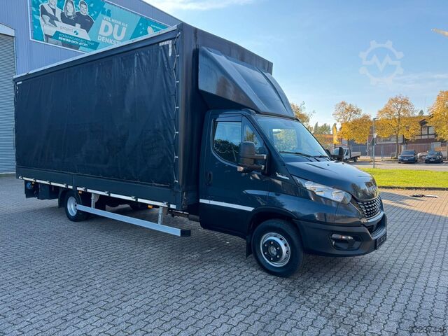 Curtain sider van IVECO Daily 72C18 Hi-Matic Pritsche Plane+LBW