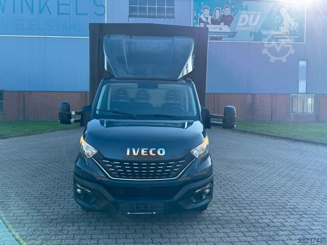 Curtain sider van IVECO Daily 72C18 Hi-Matic Pritsche Plane+LBW