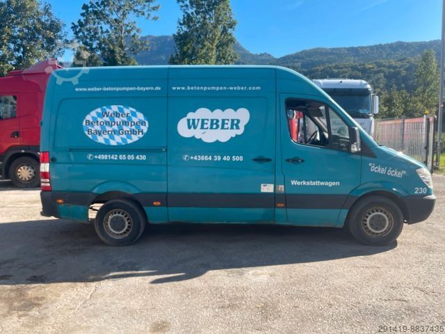 High top van MERCEDES-BENZ Sprinter 209 CDI Kastenwagen Hoch Mittel BJ 2008