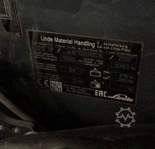 Stand-on-Stapler Linde D12SP (133) Li-On