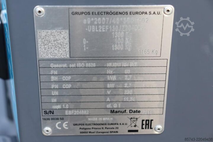 Light tower Atlas Copco HiLight H5+ SV2 Valid inspection, Max Boom Height