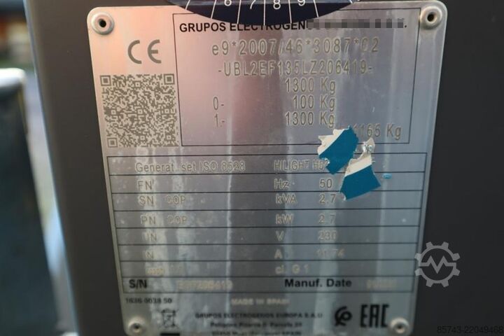 Light tower Atlas Copco HiLight H5+ SV2 Valid inspection, Max Boom Height