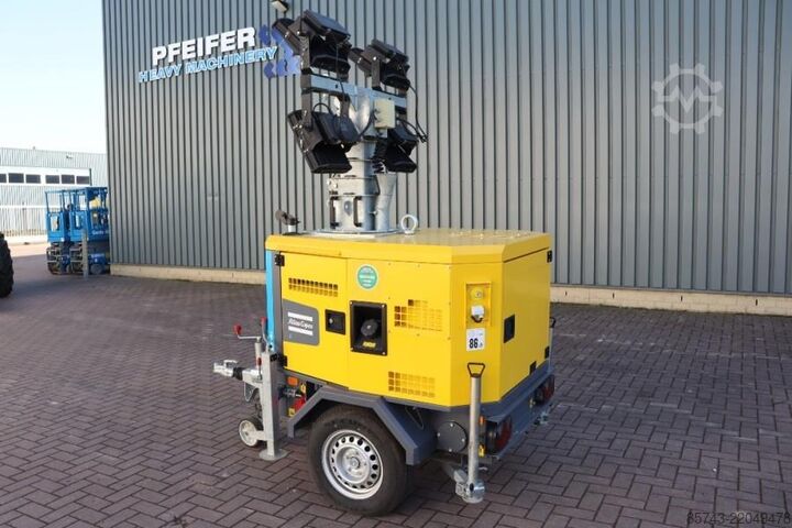 Light tower Atlas Copco HiLight H5+ SV2 Valid inspection, Max Boom Height