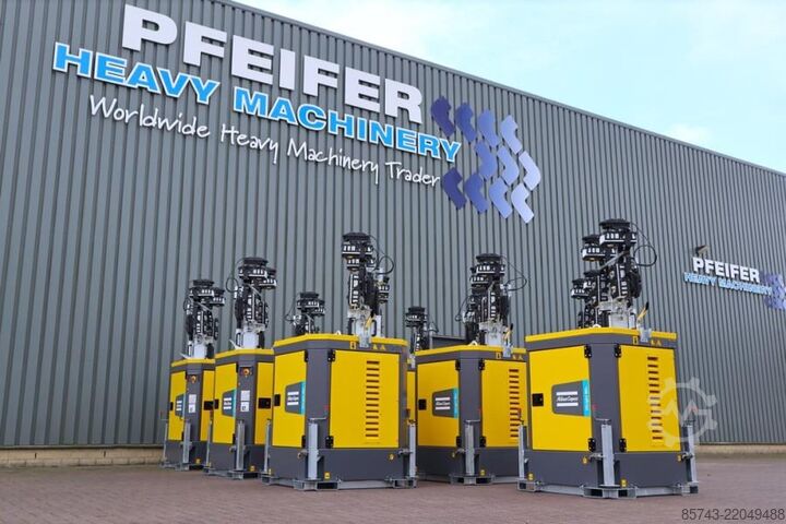 Light tower Atlas Copco Hilight B6+ KD Valid inspection, Max Boom Height 8