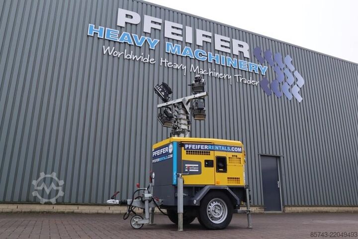 Light tower Atlas Copco HiLight H5+ SV2 Valid inspection, Max Boom Height