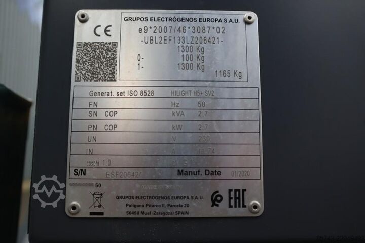 Light tower Atlas Copco HiLight H5+ SV2 Valid inspection, Max Boom Height