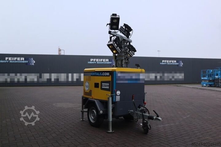 Light tower Atlas Copco HiLight H5+ SV2 Valid inspection, Max Boom Height