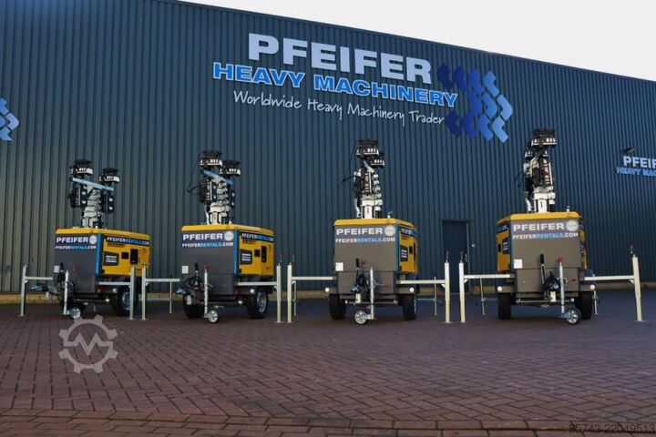 Light tower Atlas Copco HiLight H5+ SV2 Max Boom Height 8m, Luminosity Wit