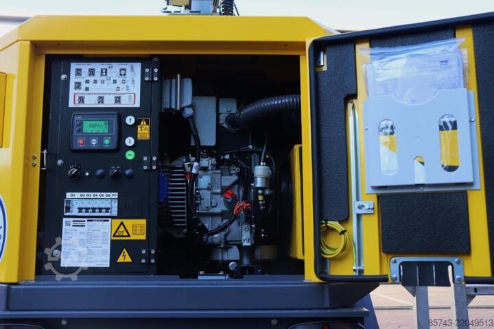 Light tower Atlas Copco HiLight H5+ SV2 Max Boom Height 8m, Luminosity Wit