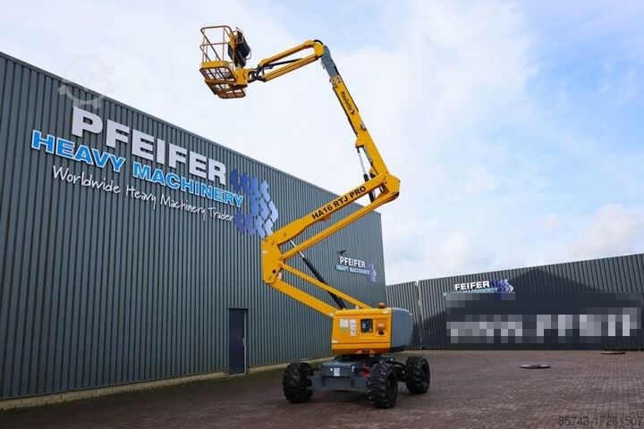 Gelenkteleskoparbeitsbühne Haulotte HA16RTJ PRO Diesel, 4x4x4 Drive, 16 m Working Heig