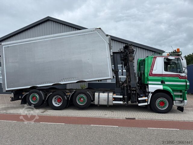 Tipper with crane DAF CF530 8x2 Palfinger Epsilon, Alu Kipper