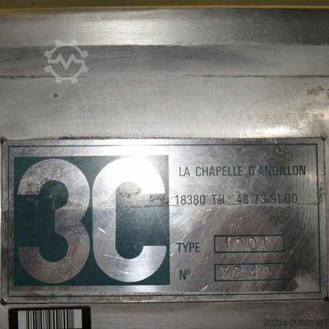 120 Liter 4 PS Edelstahl 3C Vakuum-Dissolver Mischer Doppelwandmantel 3C FRANCE vacuum dissolver mixer