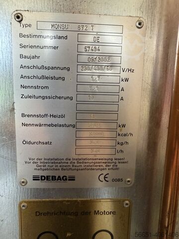 Deck oven DEBAG MONSUN 672 T