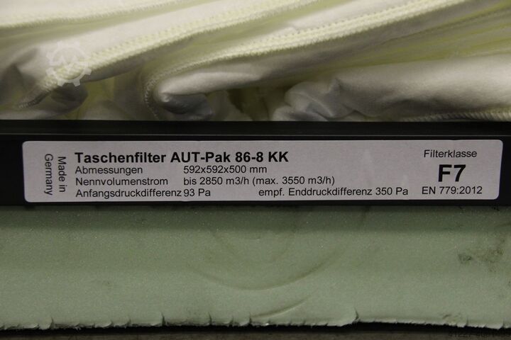 Pocket filters 33 pieces unbekannt / HTH F7  EN 779:2012