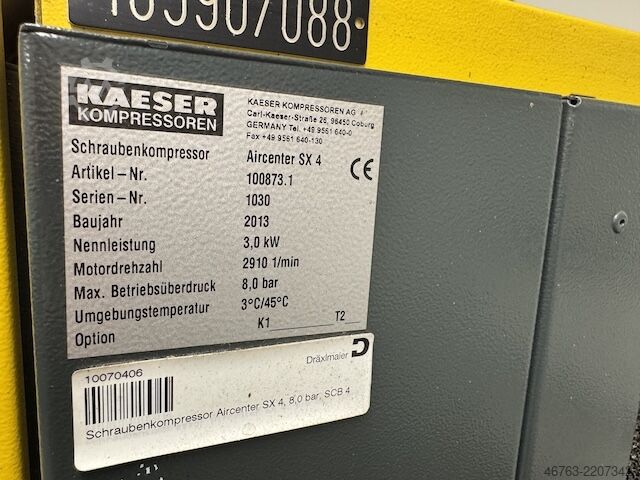 Screw compressor Kaeser Aircenter SX 4