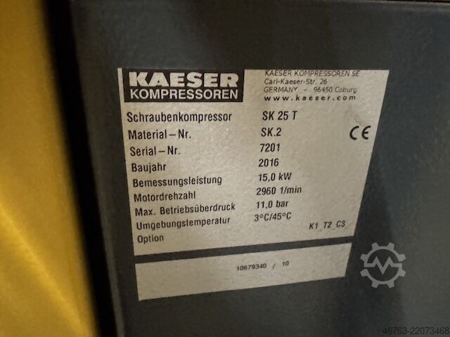 Screw compressor Kaeser SK 25 T