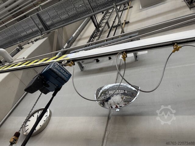 Pillar jib crane with Demag chain hoist SchmidHandling 