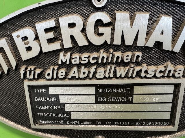 Bale press Bergmann PS 8100E