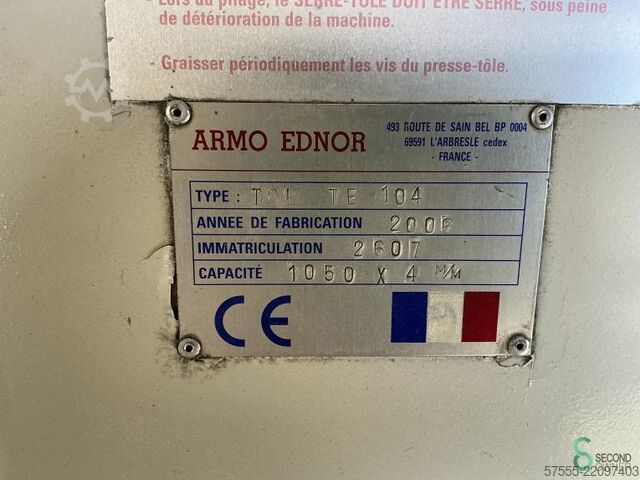 Folding machines  ARMO EDNOR TOL TE 104 2006 ARMO EDNOR TOL TE 104
