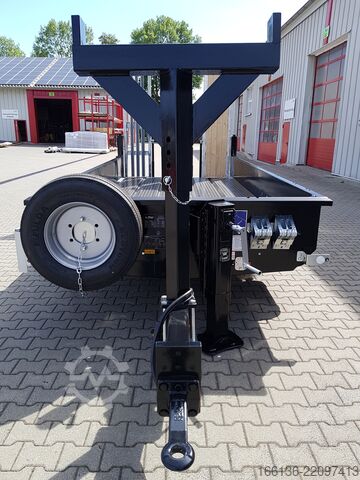 Tandem trailer FLIEGL Tandem-Tiefbett-Anhänger TTS 100 5,5m