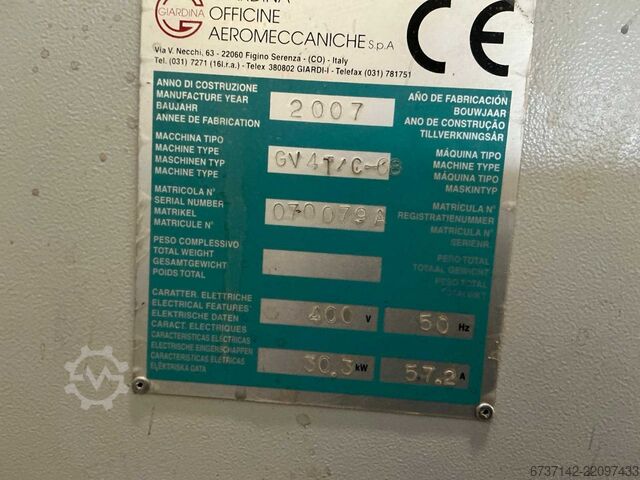 High-temperature dryer Giardina GV4T/C