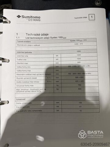 Demag Systec 100/420-310 (2015) Demag Systec 100/420-310