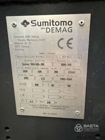 Demag Systec 100/420-310 (2015) Demag Systec 100/420-310
