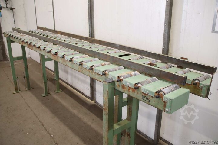 Rollenbahn 2-teilig 3,24 m / 3,36 m unbekannt Rollenbreite 490 mm