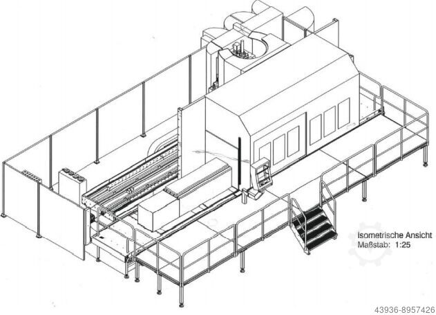CNC Surface grinder 5600 x 650 x 750 mm Mägerle MGC-L 560 65 45